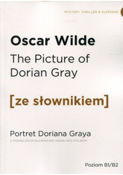 Portret Doriana Graya z podręcznym słownikiem angielsko - polskim