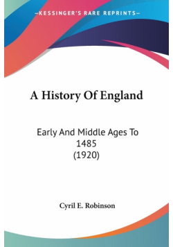 A History Of England