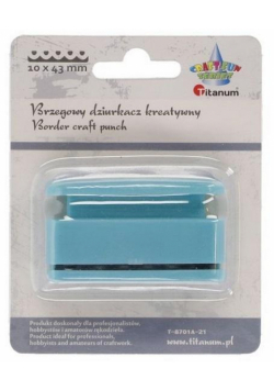 Dziurkacz z motywem Falbanka serca 10x43mm