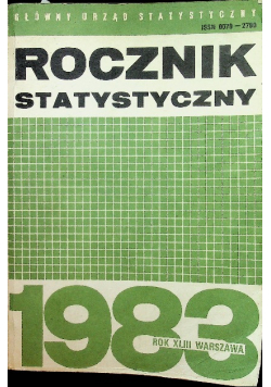 Rocznik statystyczny 1983