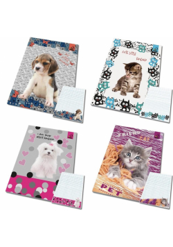 Notes A6 z poddrukiem Best Friend zwierzak (10szt)
