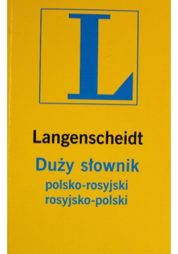 Duży słownik polsko rosyjski rosyjsko  polski