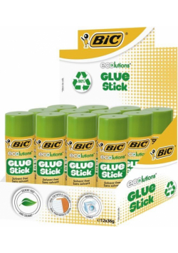 Klej ECOlutions Glue Stick 36g (12szt) BIC