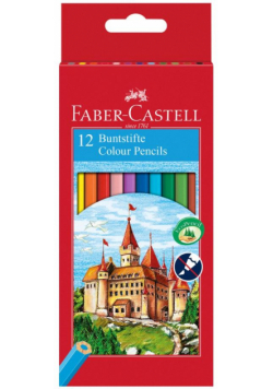 Kredki Zamek 12 kolorów FABER CASTELL