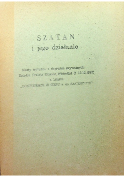 Szatan i jego działanie