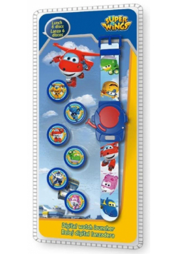 Zegarek elektroniczny + 6 tarcz Super Wings