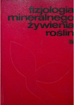Fizjologia mineralnego żywienia roślin