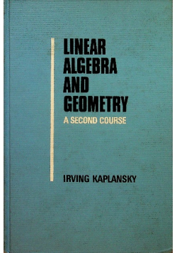 Linear algebra and geometry