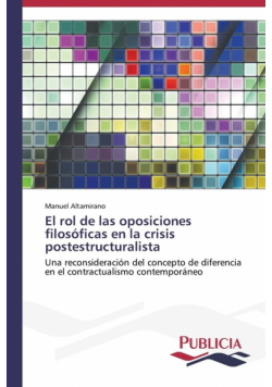 El rol de las oposiciones filosóficas en la crisis postestructuralista