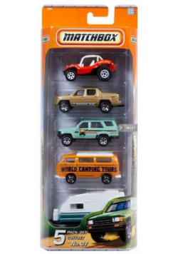 Matchbox Samochodziki pięciopak, różne rodzaje