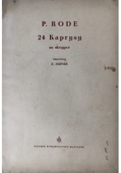 24 kaprysy na skrzypce