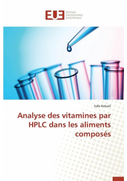 Analyse des vitamines par hplc dans les aliments composés