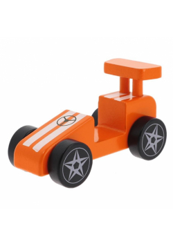 Zabawka drewniana - Racing car Orange TREFL
