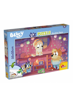 Puzzle podłogowe dwustronne M 24 Bluey Story Time