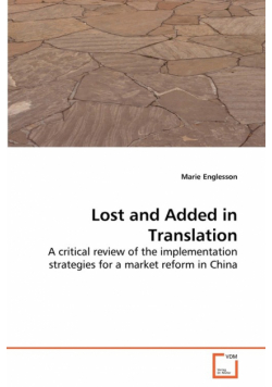 Lost and Added in Translation