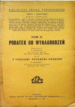 Podatek od wynagrodzeń tom II 1947 r.