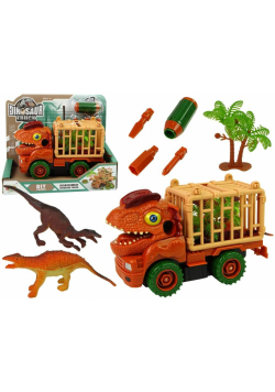 Transporter Dinozaur do rozkręcania pomarańczowy