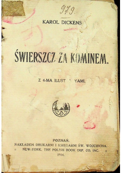 Świerszcz za kominem 1914 r.