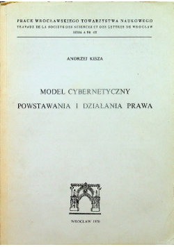 Model cybernetyczny powstawania i działania prawa