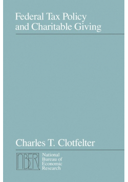 Federal Tax Policy and Charitable Giving