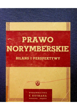 Prawo norymberskie bilans i perspektywy 1948 r.