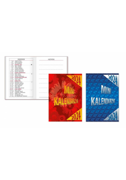 Kalendarz 2024 kieszonkowy mini MIX
