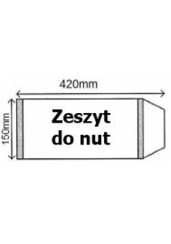 Okładka na zeszyt do nut A5 (25szt) NARNIA