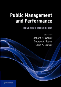 Public Management and Performance