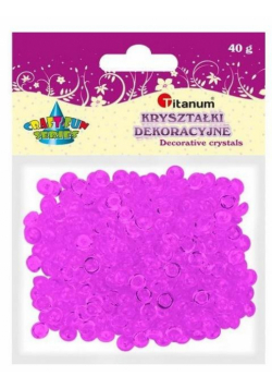 Koraliki plastikowe połówka kuli fioletowe 40g