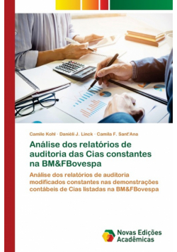 Análise dos relatórios de auditoria das Cias constantes na BM&FBovespa