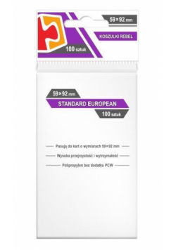 Koszulki Standard European 59x92 (100szt) REBEL