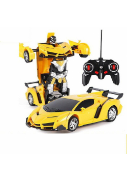 Auto Robot Transformers 2w1 Pilot R/C żółty