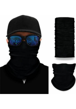 Chusta bandana antybakteryjna - czarna