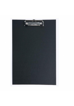 Deska A5 PVC z klipsem czarna D.RECT