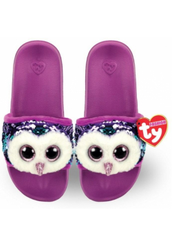 Ty Fashion cekinowe kapcie - Sowa rozm.M