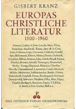 Europas Christliche Literatur 1500 1960
