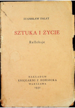 Sztuka i życie 1931 r.