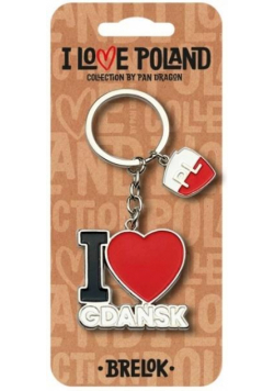 Brelok I love Poland Gdańsk ILP-BRE-B-GD-05