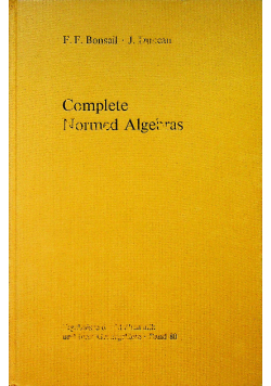 Complete Normed Algebras