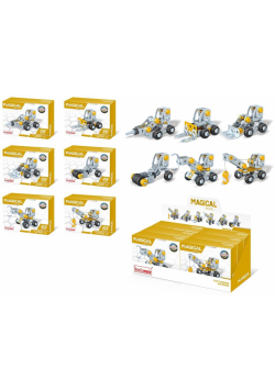 Klocki metalowe budowlane ponad 50el