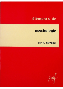 Elements de psychologie