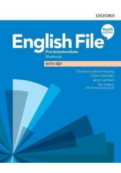 English File 4E Pre-Intermediate WB + key OXFORD