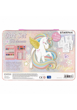 Zestaw artystyczny 68 elementów Unicorn