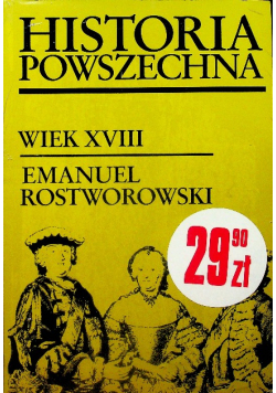 Historia powszechna Wiek XVIII