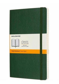 Notes 13x21 gładki myrtle green MOLESKINE