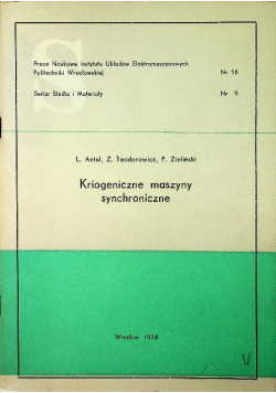 Kriogeniczne maszyny synchroniczne
