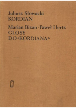 Kordian / Glosy Do Kordiana