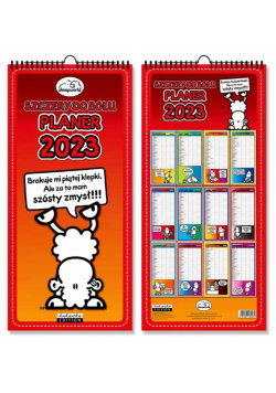 Kalendarz 2023 ścienny planer Sheepworld Szczery