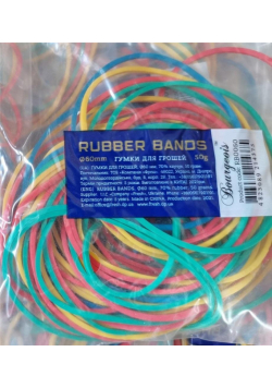 Gumki recepturki 60 mm 50g mix kolorów