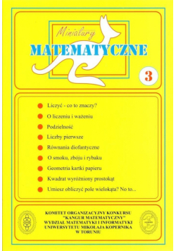 Miniatury matematyczne cz.3